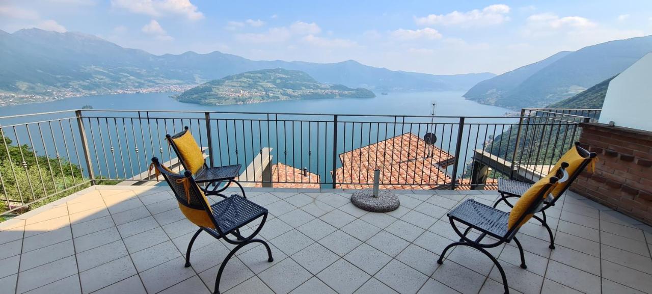 La Villetta In Residence Con Piscina E Vista Lago Parzanica Zewnętrze zdjęcie